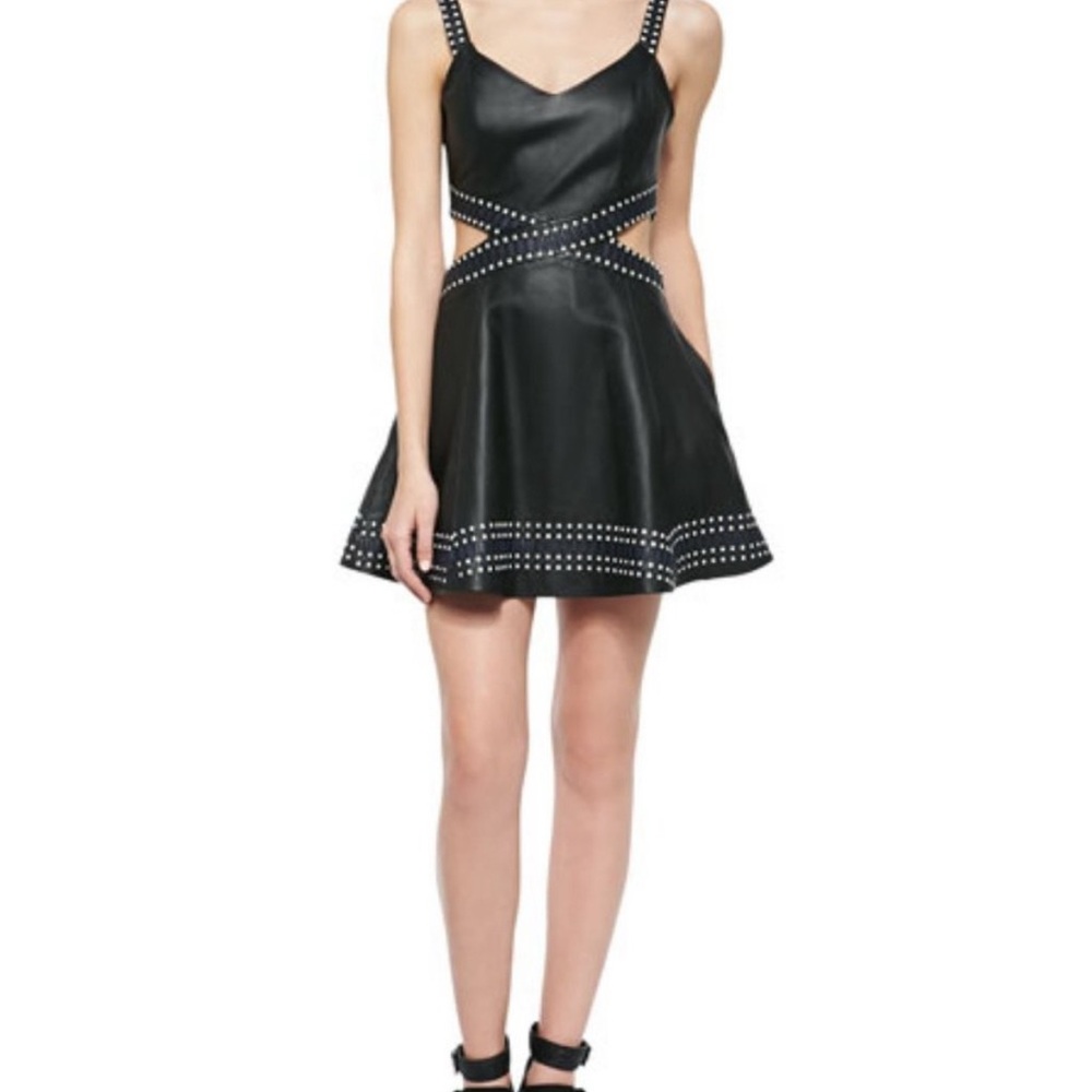 Parker Leather Dress